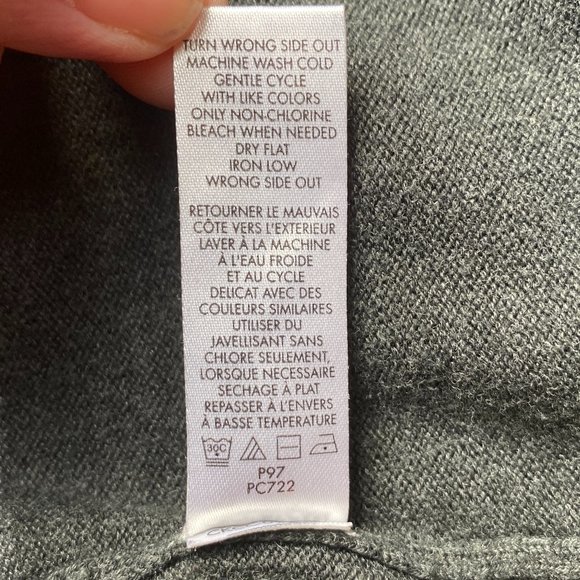 Calvin Klein Men's Colorblock Striped Sweater Neutral Grunge Kurt Cobain Style-M - Picture 5 of 5